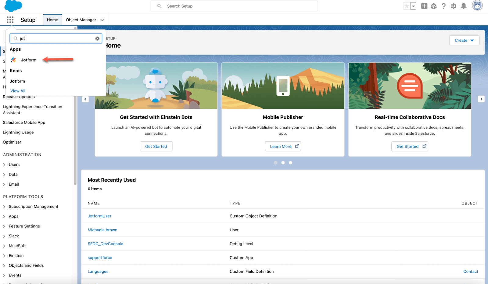 Integrate Jotform with Salesforce Sandbox account Image 2 Screenshot 181 Screenshot 21 Screenshot 21 Screenshot 21