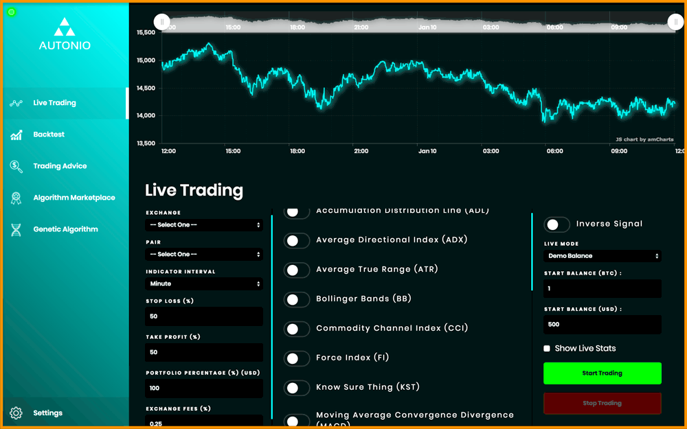 Autonio-Dashboard