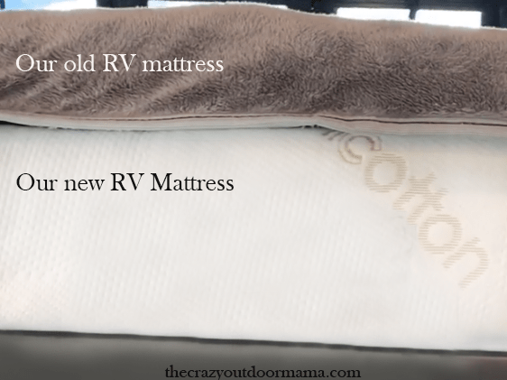 custom rv mattress replacement for pop up camper