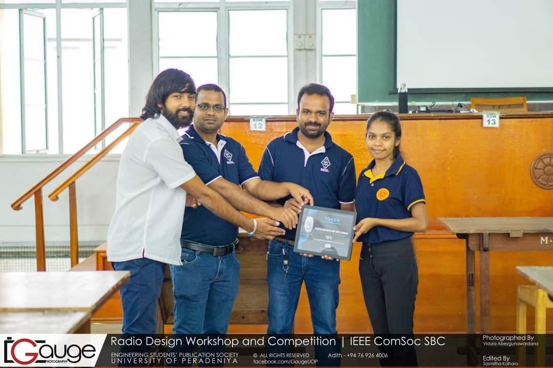 IEEE ComSoc SBC UoP collaborated with the Radio Society of Sri Lanka for the event “TuneIT” - a Radio Design Workshop & Competition