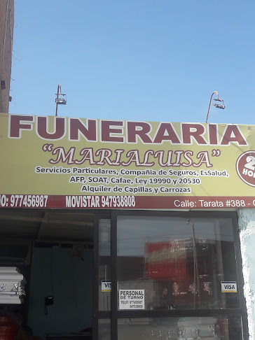 Opiniones de "MARIALUISA" en Chiclayo - Funeraria