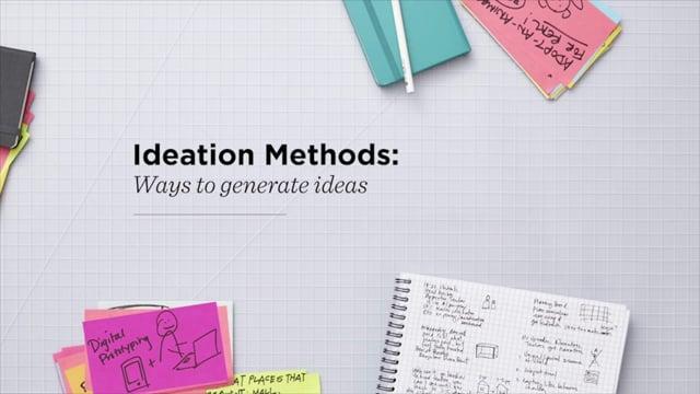 IDEO U - Mash Up Ideation Method