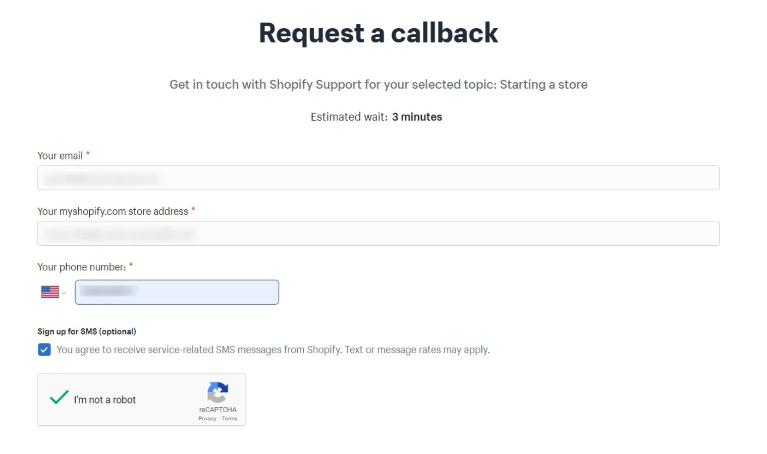 Click on Request a callback - DSers