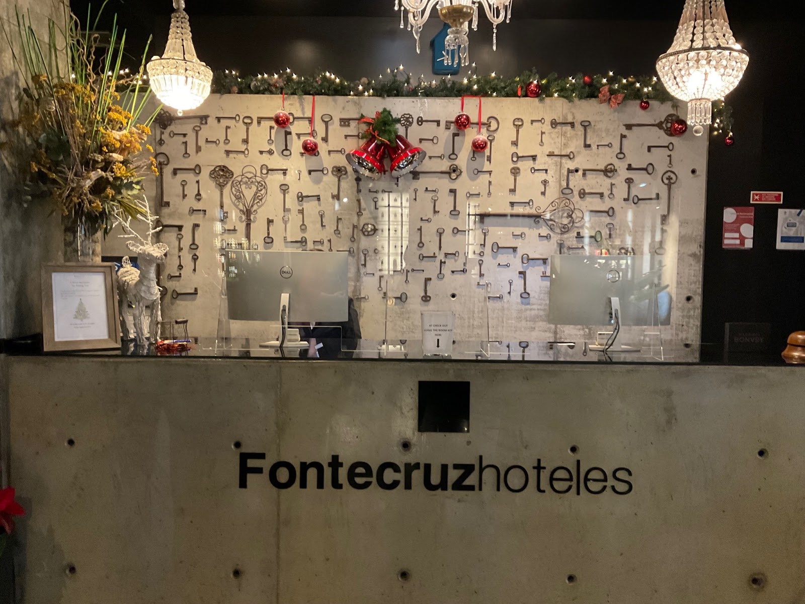 Fontecruz Lisboa check in desk