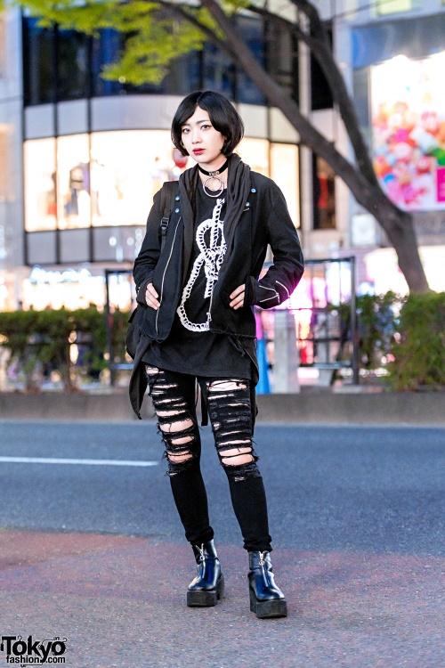 Goth Girl Harajuku Street Style w/ NOMA, Drug Honey & Romantic Standard –  Tokyo Fashion