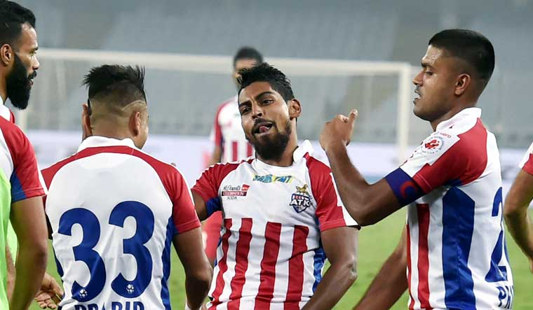 Roy Krishna netted a 14-minute hat-trick for the erstwhile ATK