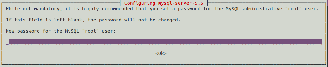 Senha raiz do MySQL