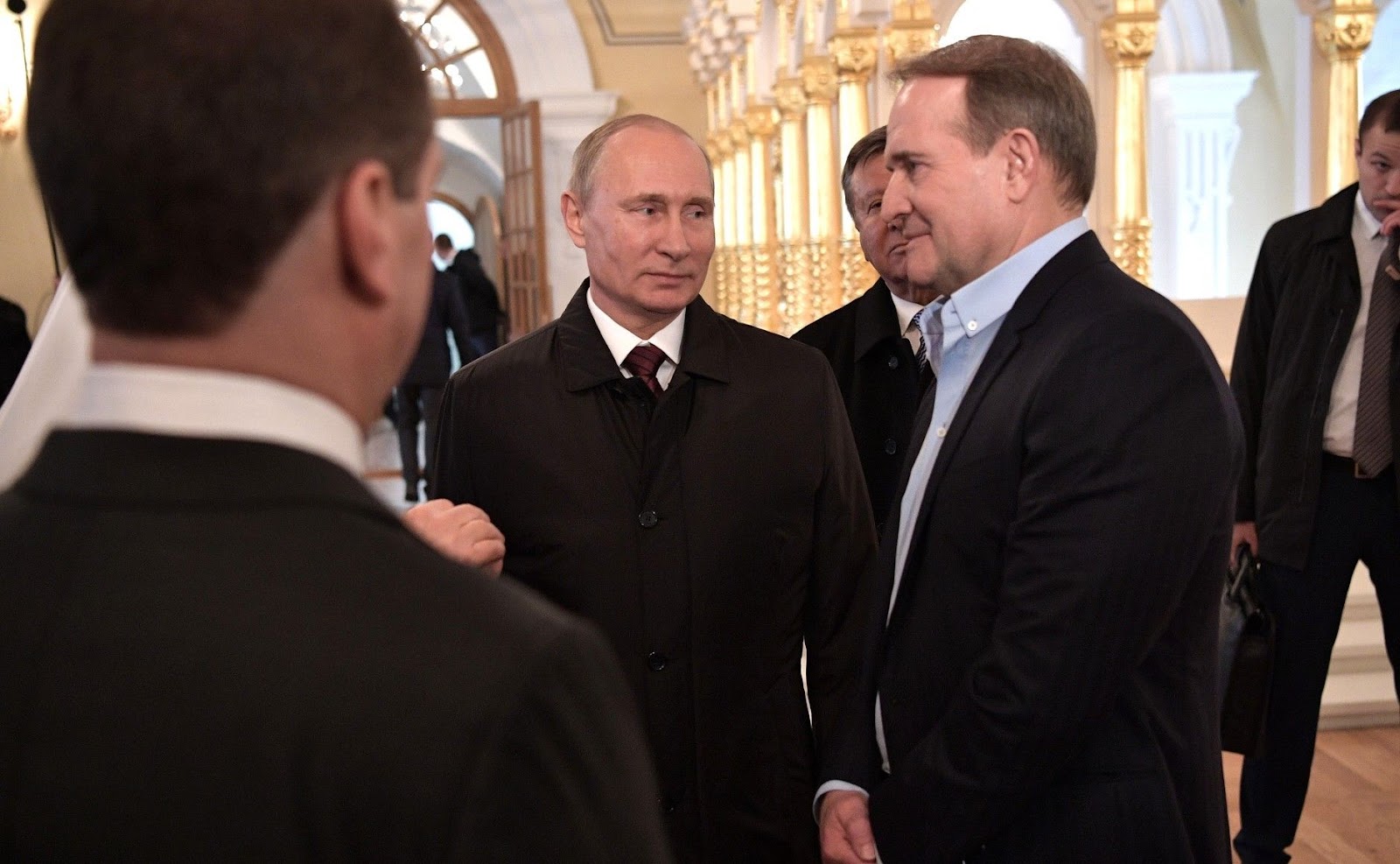 Виктор Медведчук с Владимиром Путиным.