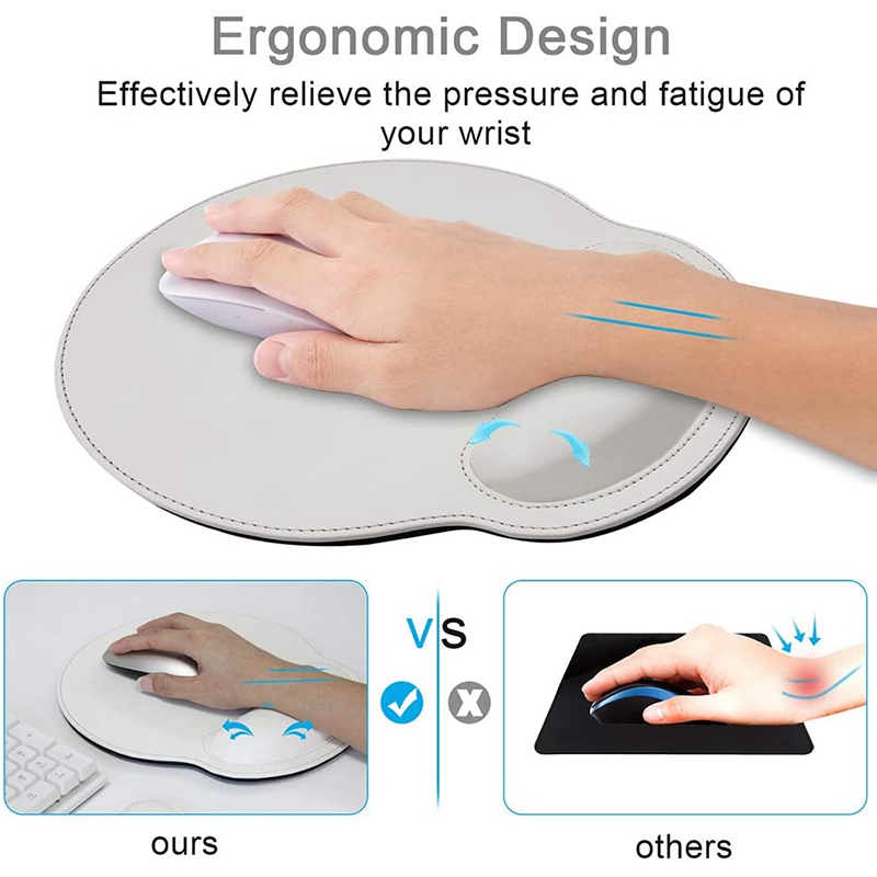 To stop chronic wrist pain while holding your gaming mouse opt for an ergonomic mouse pad.