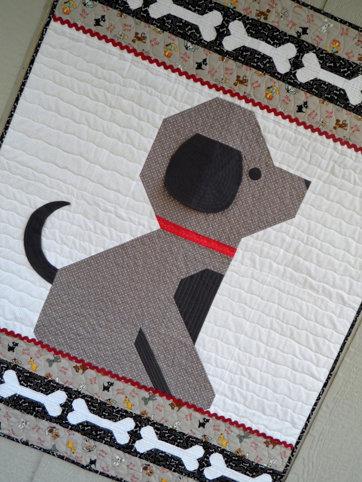 give a dog a bone baby boy quilt patterns