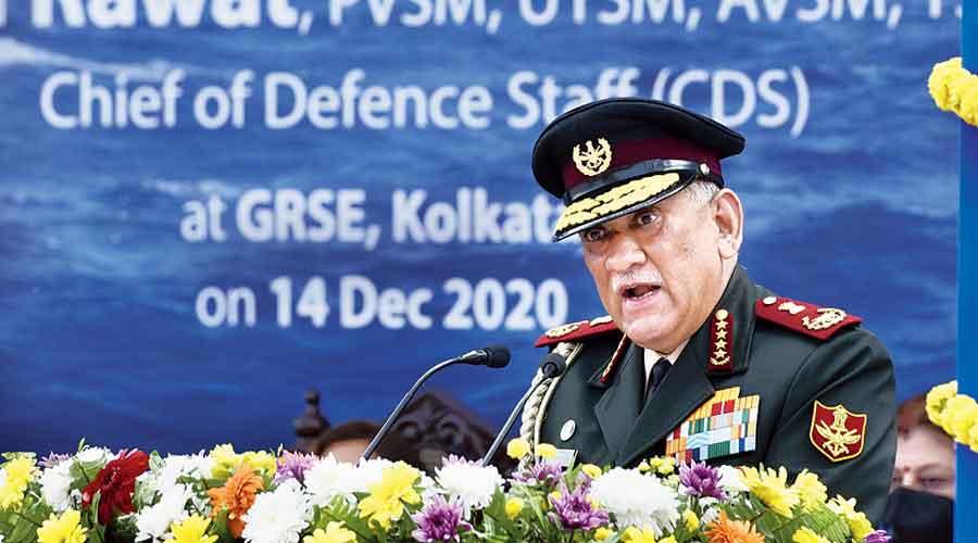 General Bipin Rawat - Indian Navy announces instituting two trophies in  memory of first Chief of Defence Staff General Bipin Rawat - Telegraph India
