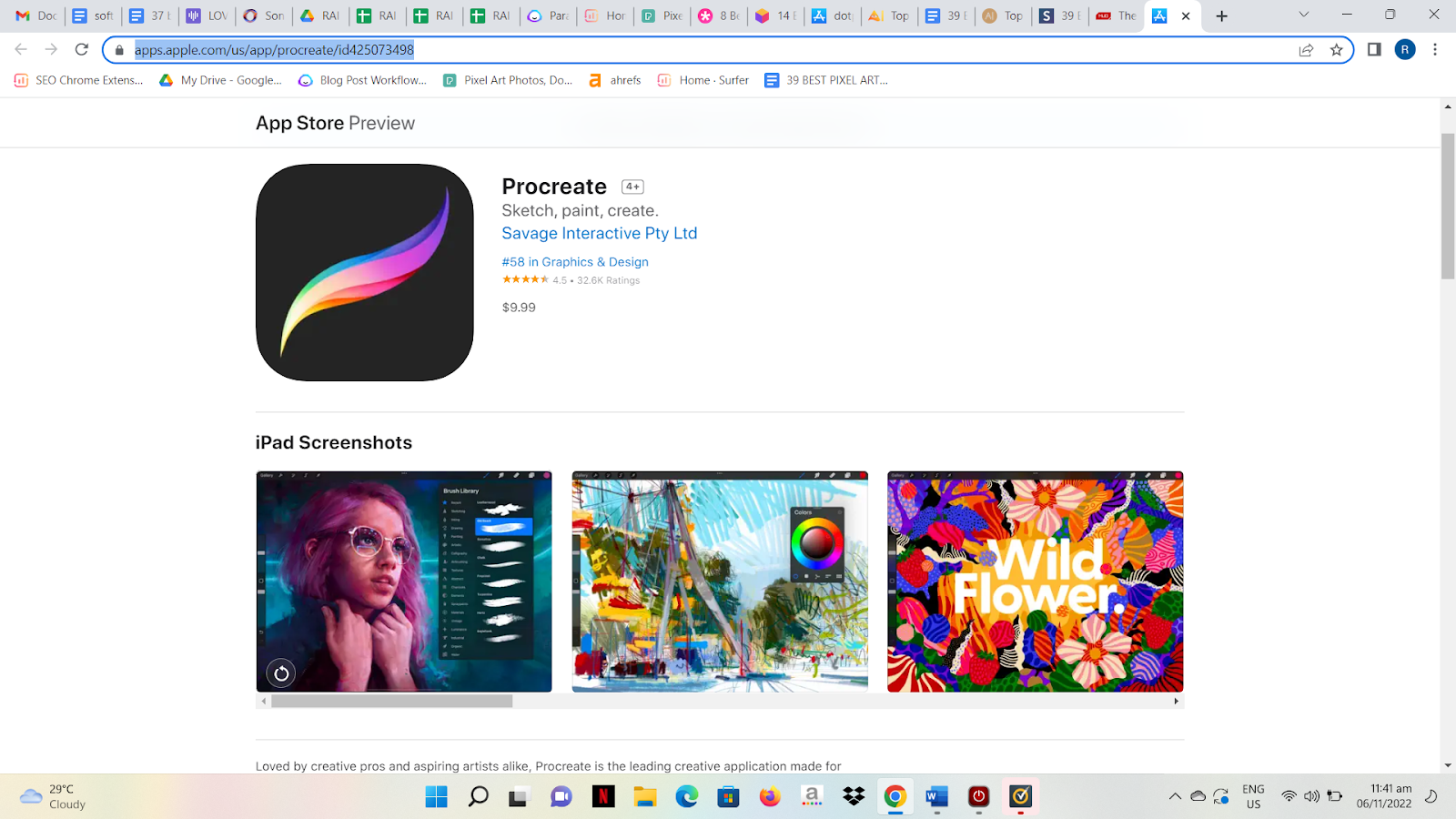 Procreate is the number one creative tool used by professionals and aspiring artists on iPad. 
