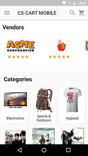 CS-Cart Multi-Vendor Mobile App