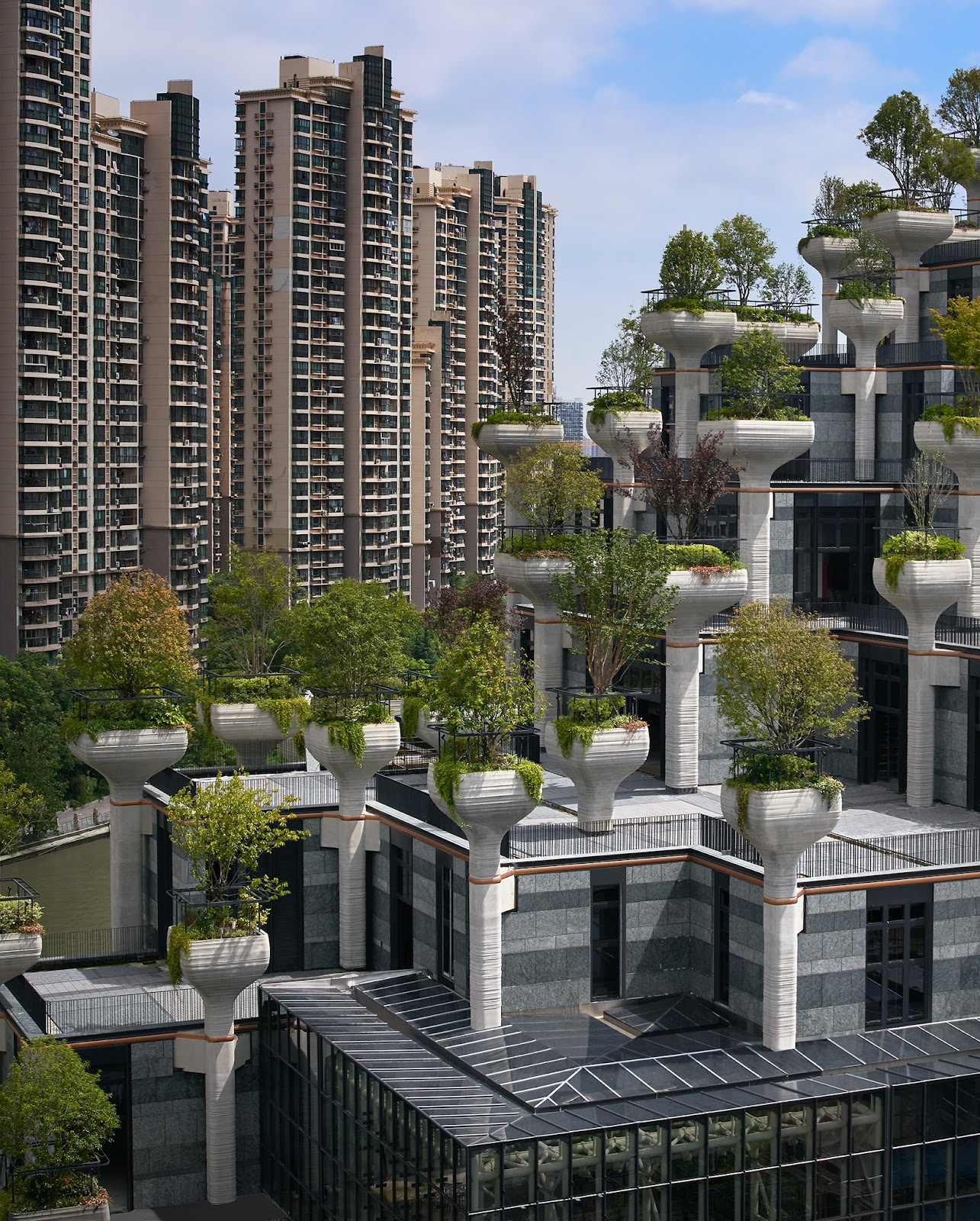 Thomas Heatherwick Studio architecture 1000 Trees Shanghai China