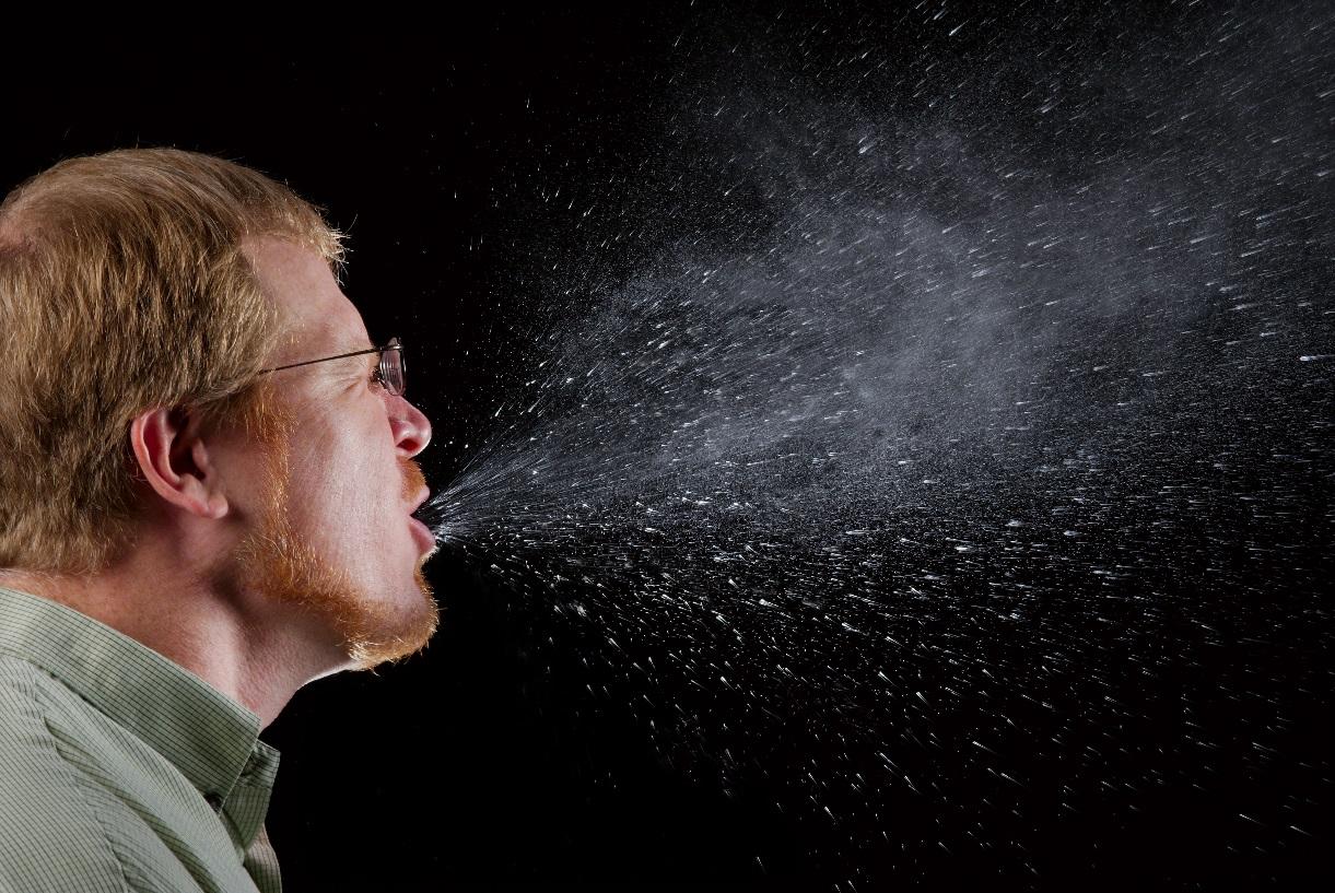 Image result for Sneeze droplets big guy