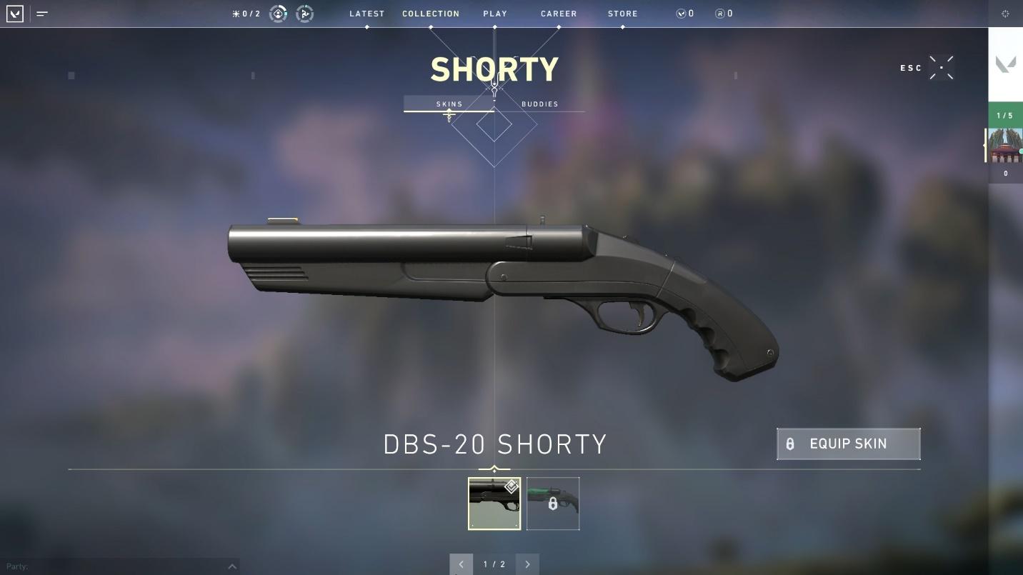 Shorty sidearm