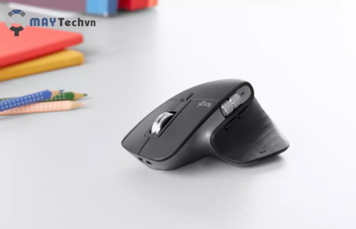 Chuột Logitech MX Master 3S Graphite với thiết kế độc đáo, hạn chế mỏi tay - Maytechvn - 187 đường số 1, phường Bình Hưng Hoà B, quận Bình Tân, TP.HCM