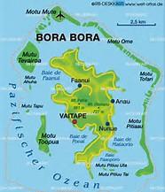 Image result for map of bora bora island