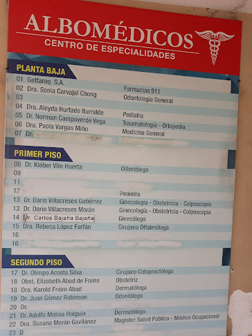 Teléfono de Albomedicos Centro De Especialidades