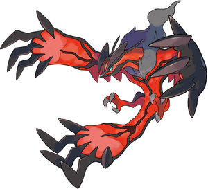 Yveltal artwork by Ken Sugimori