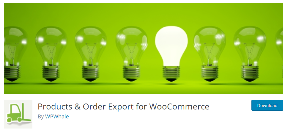 Products & Order Export for WooCommerce plugin