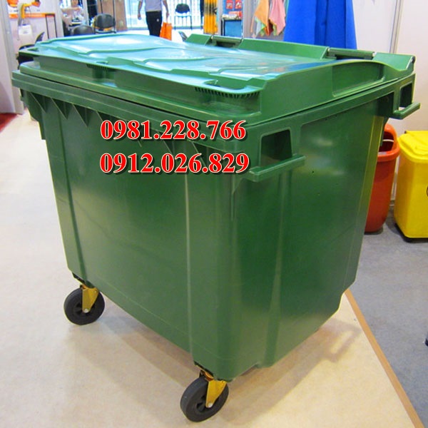 Đơn vị chuyên bán số lượng lớn thùng rác 660 lít composite chất lượng cao