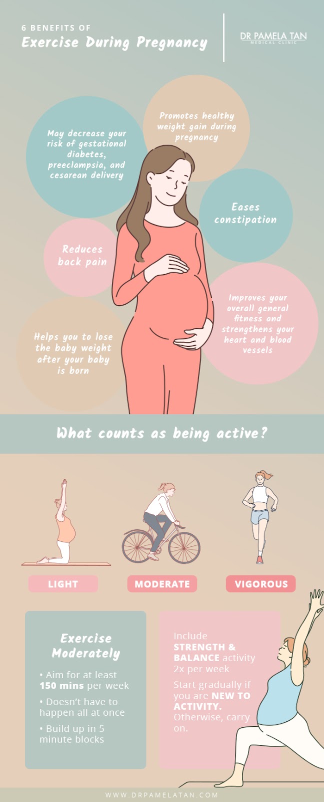 Benefits of Exercise During Pregnancy - Dr Pamela Tan