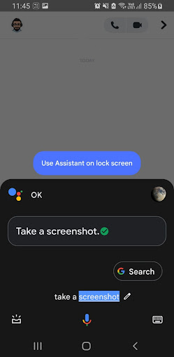 Taking Screenshot