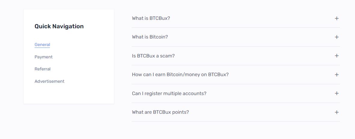 Preguntas y respuestas sobre BTCBux