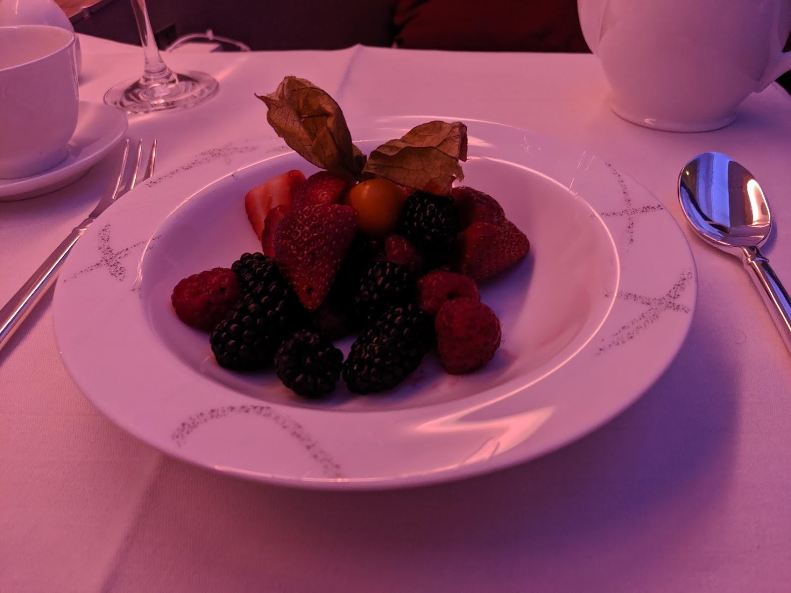 Cathay Pacific First Class Berries
