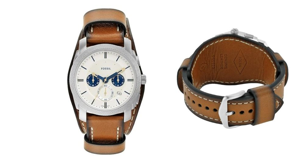 Fossil Machine Brown Analog Watch For Men