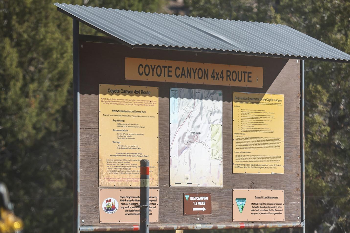 Coyote Canyon off road park 
