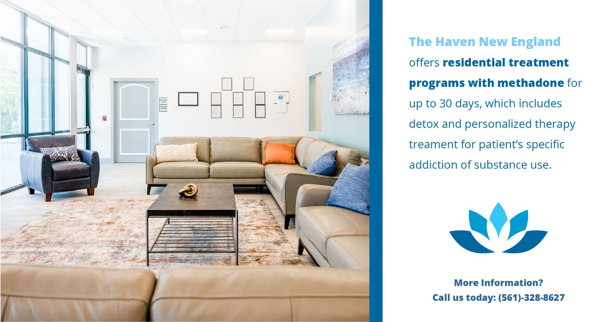 The haven new england offers residential treatment programs with methadone for up to 30 days 