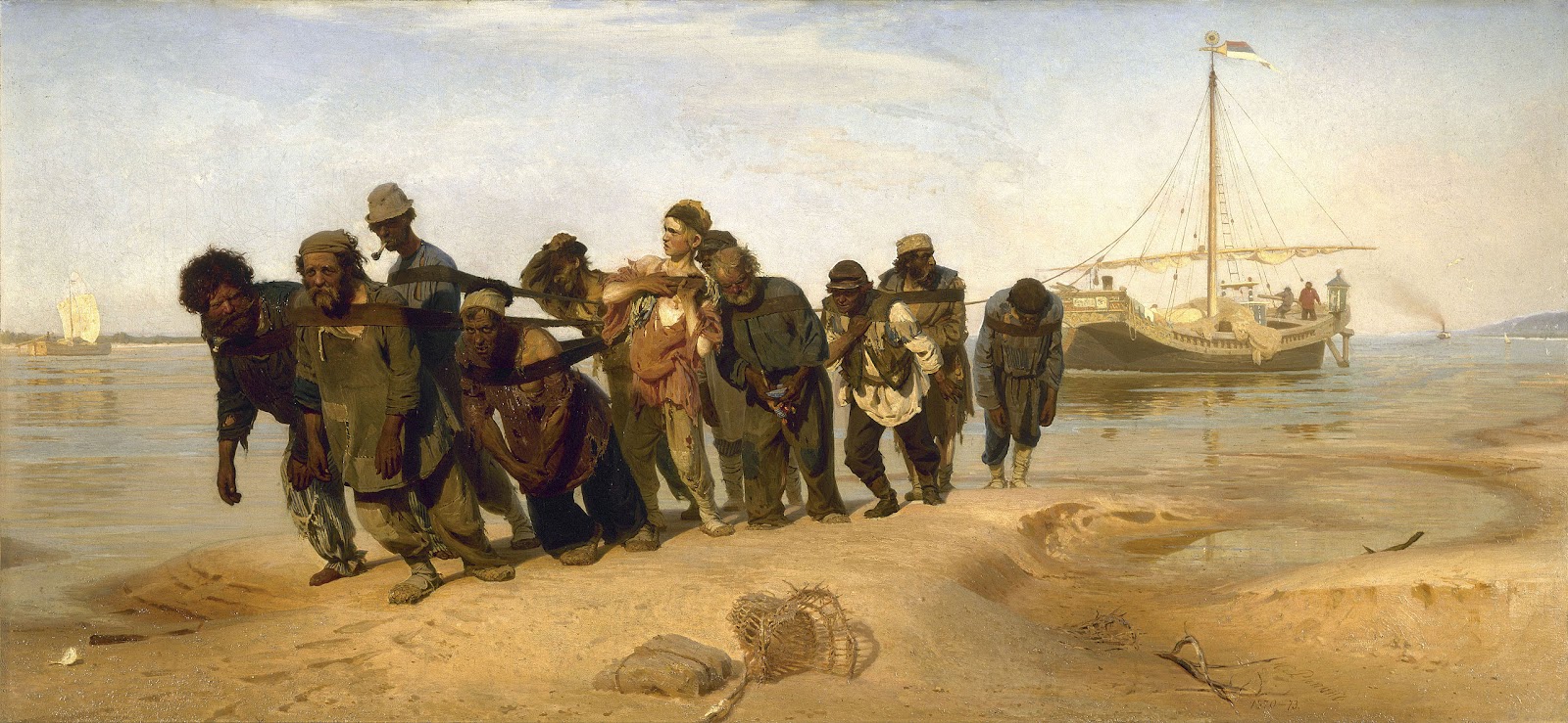 Barge Haulers on the Volga Ilya Repinjpg