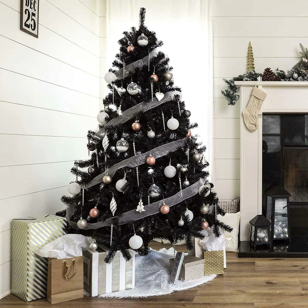Top 70+ Black Christmas Tree Decorations Ideas that Light Up Your