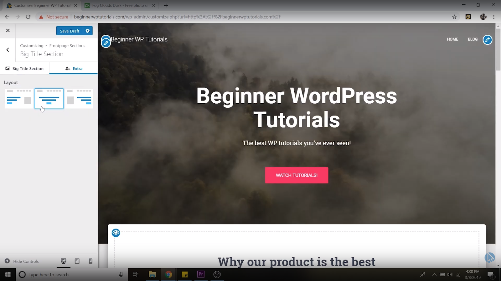 font alignment wordpress tutorial for beginners