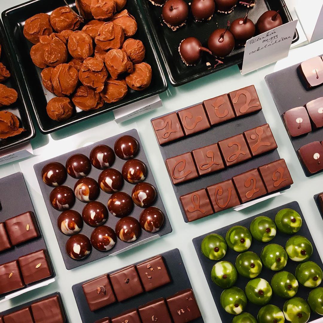 Varieties of uniquely patterned Hungarian chocolates
