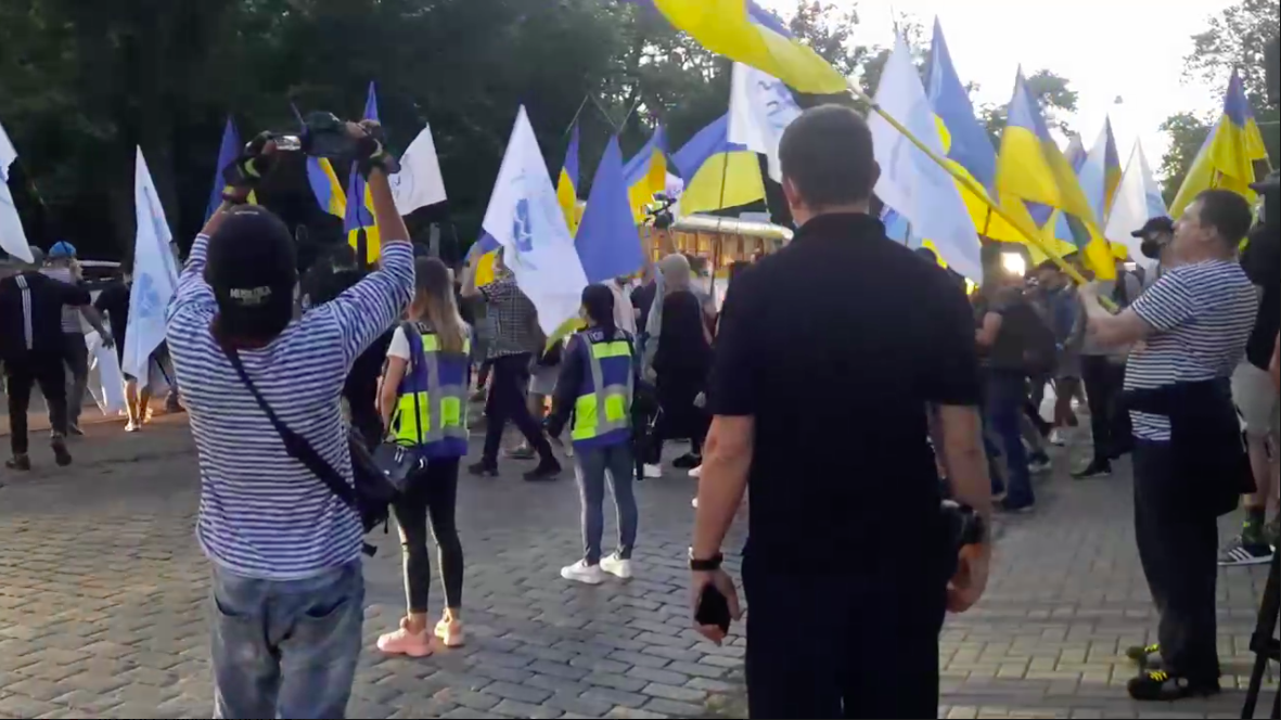 Акция протеста одесских моряков