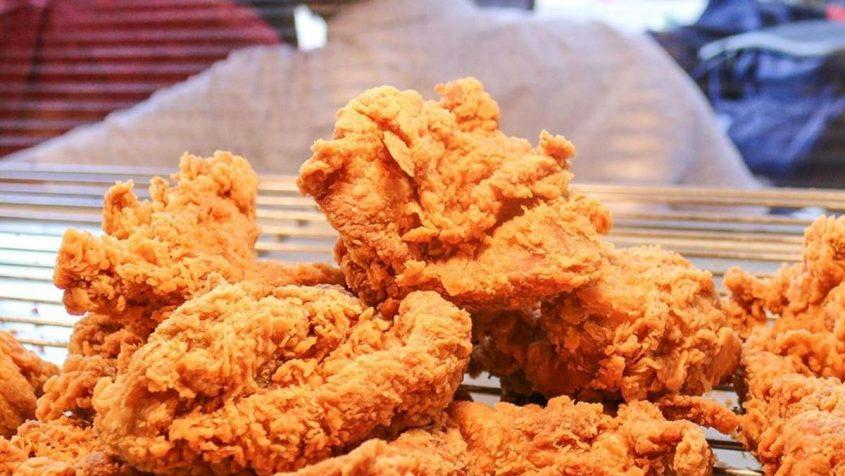 membuat fried chicken