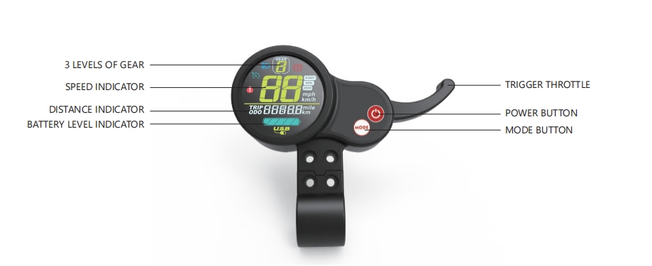Varla QS-S4 LCD display