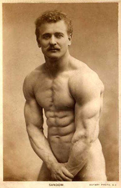 Eugen Sandow world first bodybuilder.
