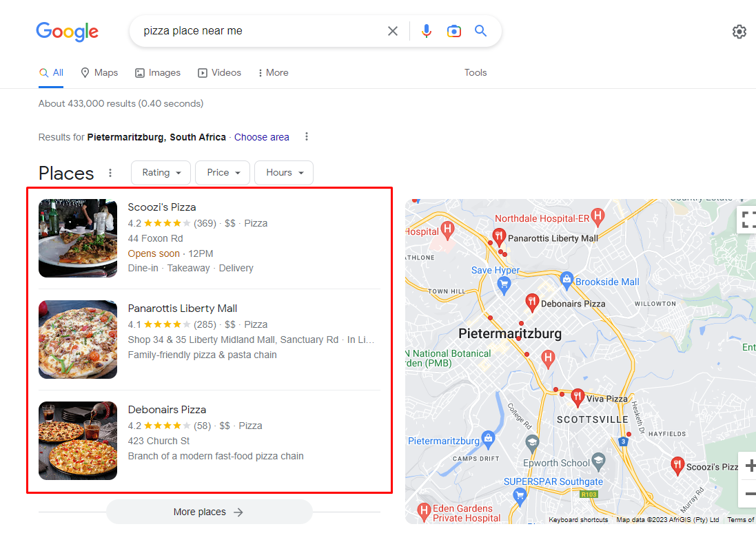 Local SEO google map