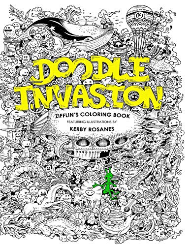 Doodle Invasion Coloring Book 