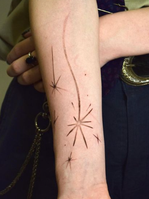 Falling Star Tattoo