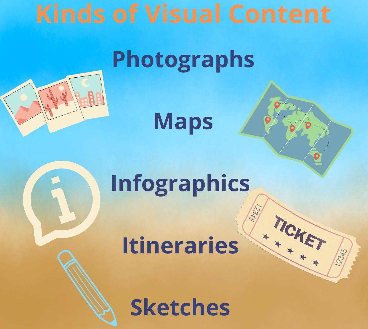 Visual content tips