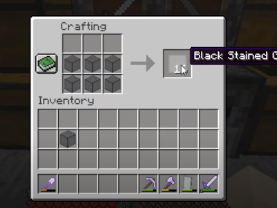 [最新] black stained glass minecraft recipe 275752-Minecraft crafting recipes black stained glass