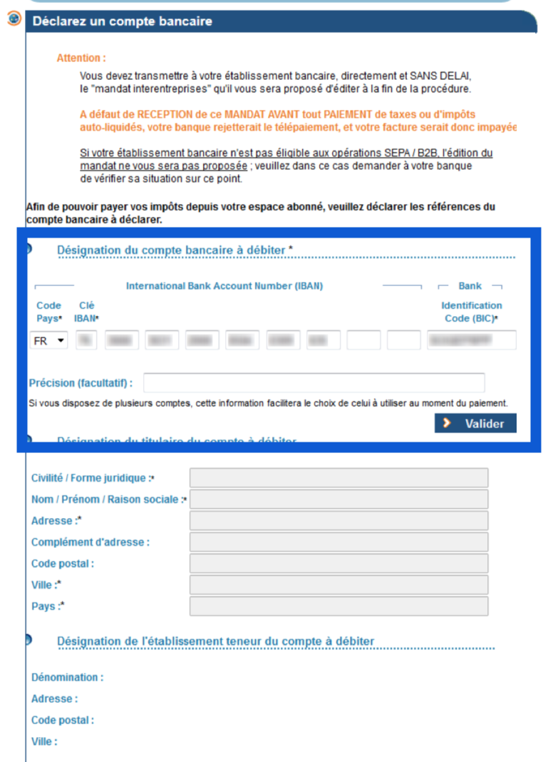 Tuto pratique : Mettre en place un mandat de prélèvement sur Impots.gouv