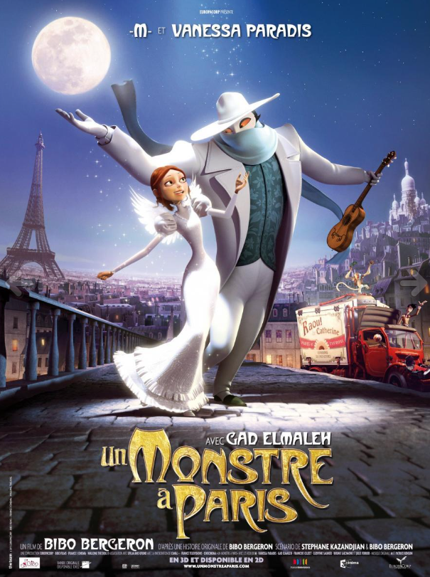 Un monstruo en París, película infantil
