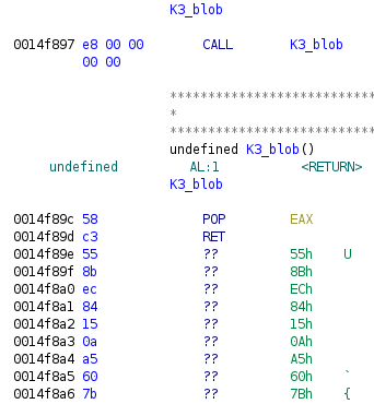 An example of a blob with encrypted data