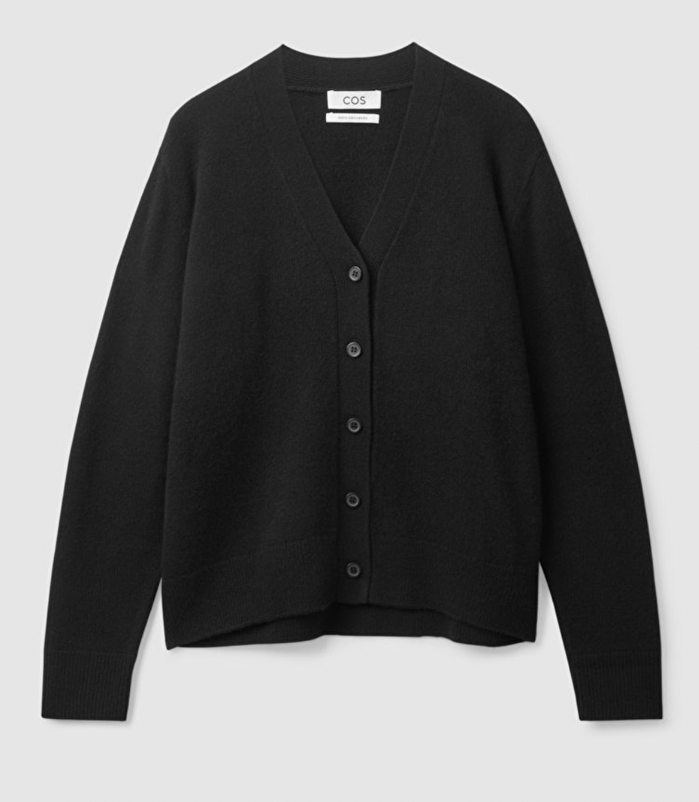 PURE CASHMERE CARDIGAN at COS